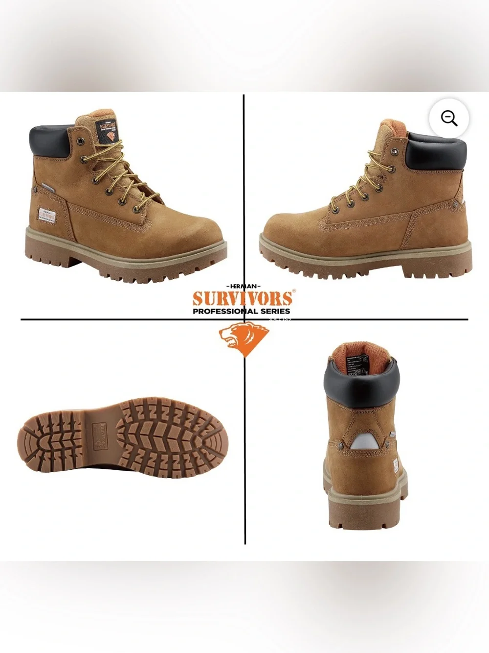 Herman Survivors Men's Driller Steel Toe Work Boots, - New in Box